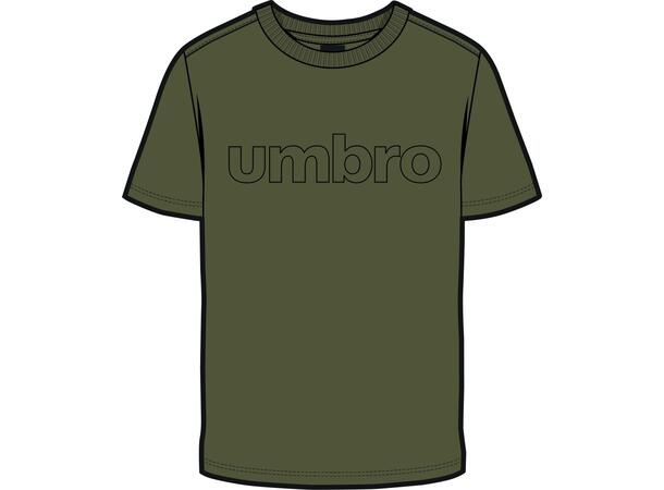UMBRO Linear Logo Tee Olivgrön M T-shirt i bomull