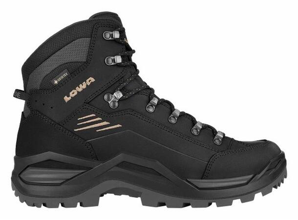 LOWA RENEGADE EVO GTX MID Svart 9,5 Vandringskänga med Gore-Tex 