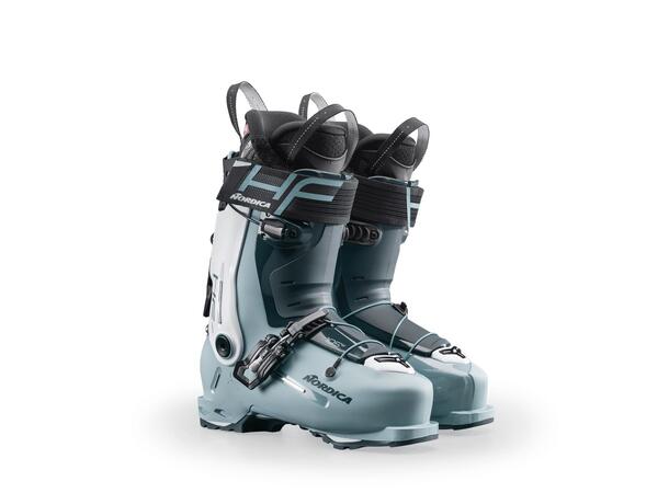 NORDICA HF PRO 105 W GW Lj.blå/Vit 245 Pjäxa Premium Comfort dam 