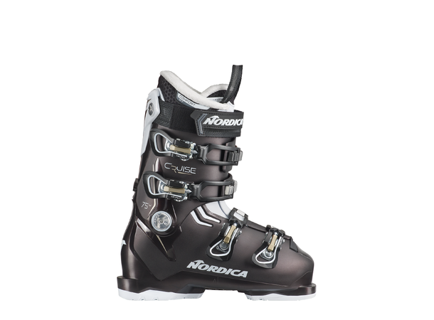 NORDICA THE CRUISE 75 W Svart/Vit 270 Pjäxa Sport Comfort dam 