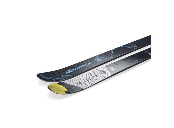 NORDICA UNLEASHED 108 Blå/Gul 186 Skidor Freeski Twintip (flat) 