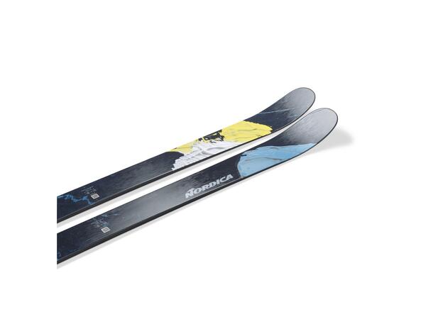 NORDICA UNLEASHED 108 Blå/Gul 186 Skidor Freeski Twintip (flat) 