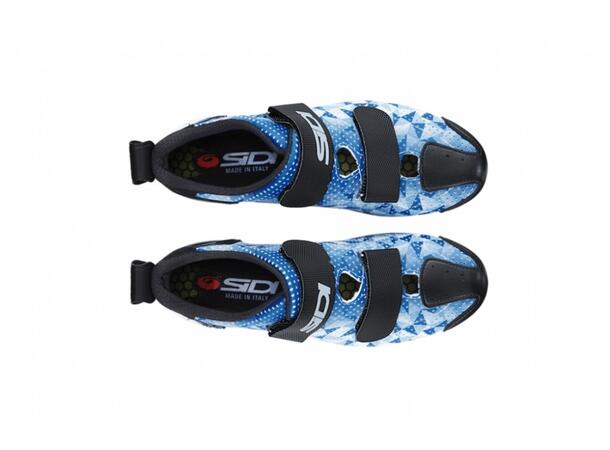 SIDI T-5 AIR Blå/Vit 43 Cykelsko Triathlon 
