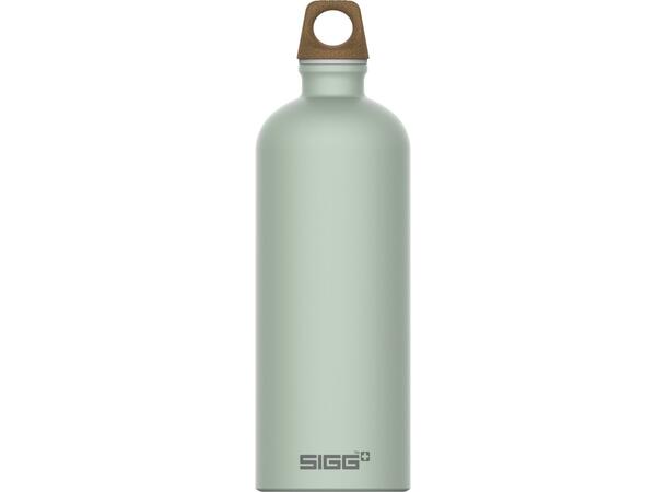 SIGG TRAVELLER MYPLANET Grön 1L Flaska i aluminium "Repeat Plain" 