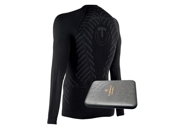 THERM-IC S.E.T® BASELAYR M+BP Svart XXL Set eluppvärmd tröja+Bodypack herr 