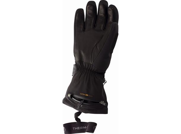 THERM-IC ULTRA BOOST GLOVES W Svart 7,5 Handskar med batteri & laddkabel, dam 