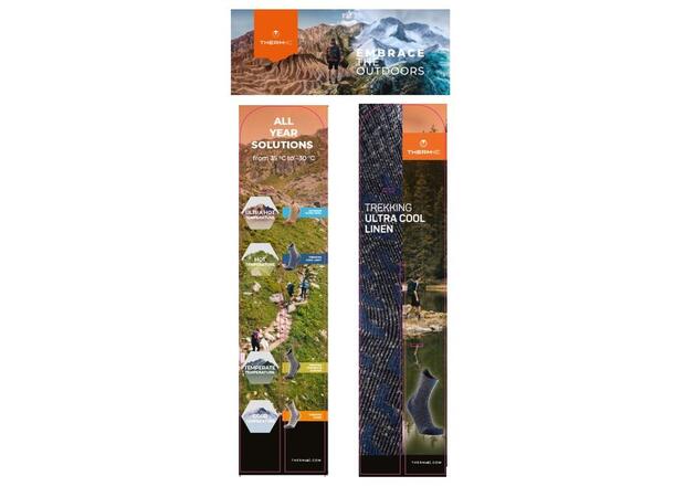 THERM-IC WD KIT BANNER : SOCKS SUMMER POS infoskyltar till Wooden Display 