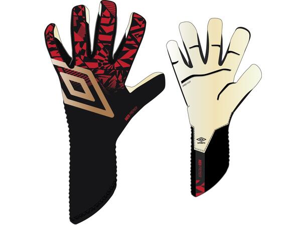 UMBRO Neo Premier Glove Svart/Guld 9 Målvaktshandske 