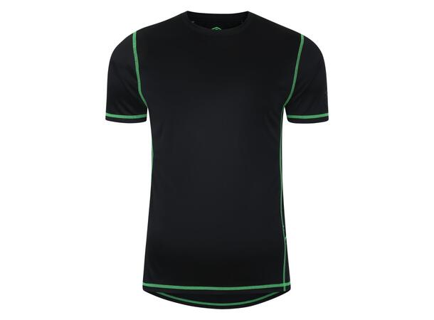 UMBRO Pro Train Poly Tee Svart L Tränings t-shirt herr 