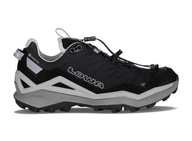 LOWA MADDOX PRO GTX LO SL WS Svart 4 Vandringssko med snabbsnörning dam 