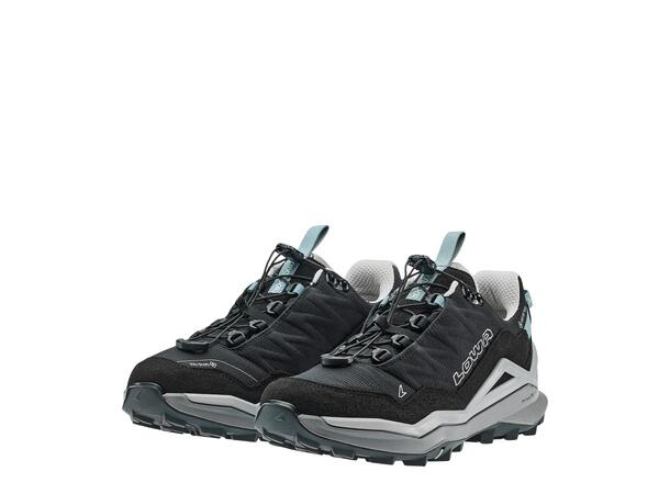 LOWA MADDOX PRO GTX LO SL WS Svart 4 Vandringssko med snabbsnörning dam 