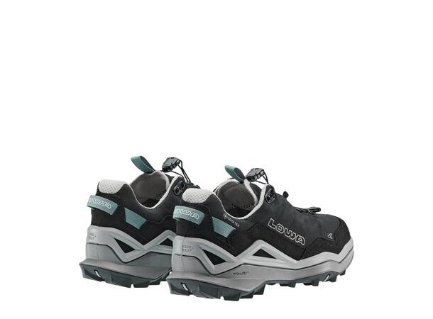 LOWA MADDOX PRO GTX LO SL WS Svart 4 Vandringssko med snabbsnörning dam 
