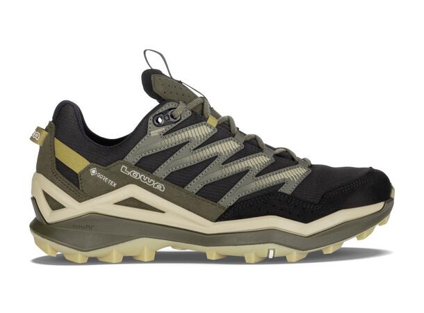 LOWA MADDOX PRO GTX LO Svart/Grön 10 Låg vandringssko med Goretex 