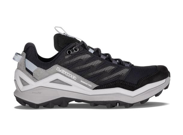 LOWA MADDOX PRO GTX LO WIDE Svart 8 Vandringssko med Goretex bred läst 