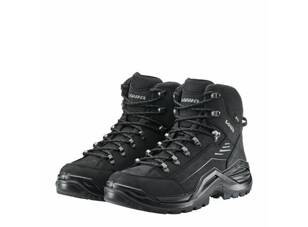 LOWA RENEGADE EVO GTX MID Deep Black 7,5 Vandringskänga med Gore-Tex 