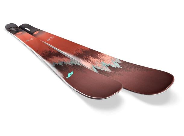 NORDICA SANTA ANA 104 UNLIMITED Röd 165 Skidor All Mountain Touring dam (flat) 