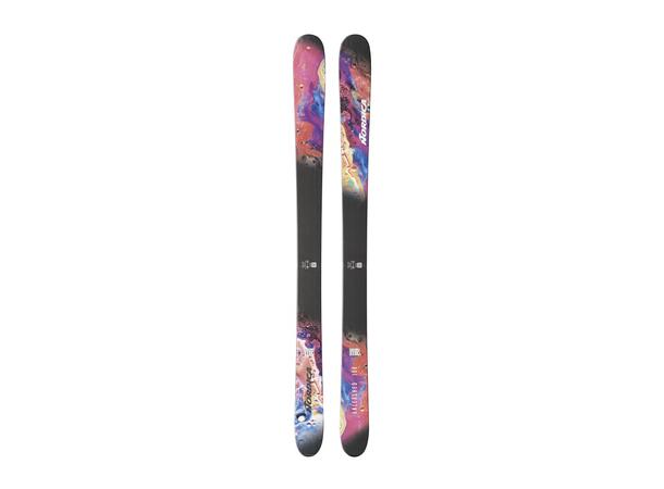 NORDICA UNLEASHED 108 Svart/Lila 162 Skidor Freeride Twintip (flat) 