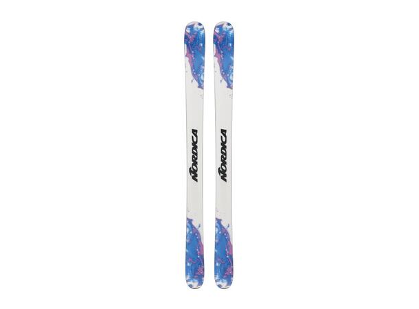 NORDICA UNLEASHED 108 Svart/Lila 162 Skidor Freeride Twintip (flat) 