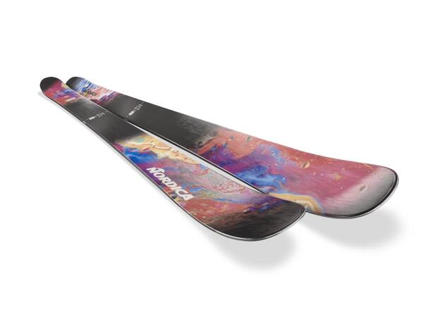 NORDICA UNLEASHED 108 Svart/Lila 162 Skidor Freeride Twintip (flat) 