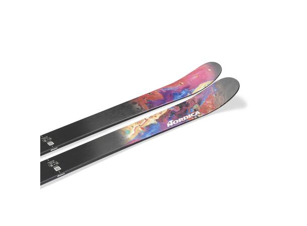 NORDICA UNLEASHED 108 Svart/Lila 162 Skidor Freeride Twintip (flat) 