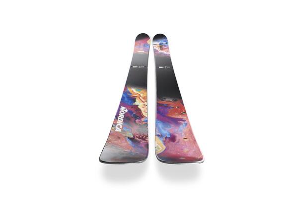 NORDICA UNLEASHED 108 Svart/Lila 162 Skidor Freeride Twintip (flat) 
