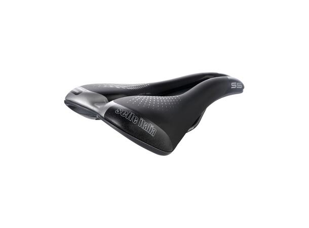 SELLE S 5 LADY SUPERFLOW Svart L3 Selle Italia sadel E-bike/pendling dam 