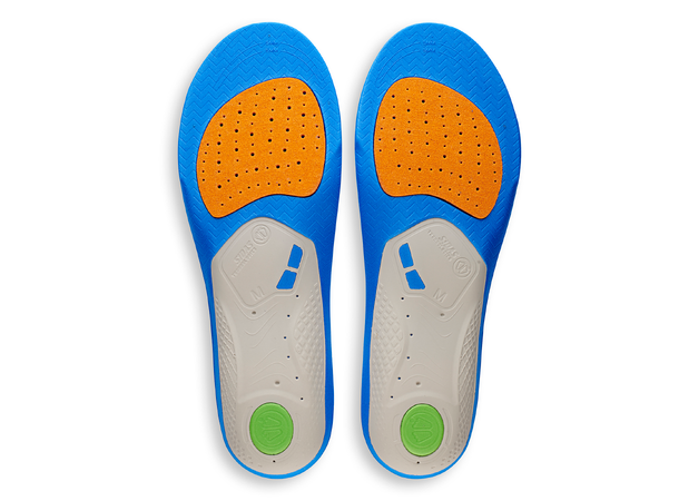 SIDAS 3FEET TRAIL V2 MID Blå S Formade iläggssulor medelhögt fotvalv 