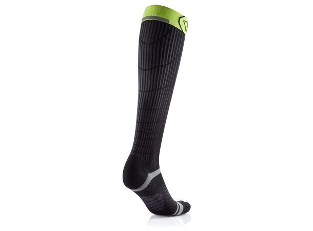 SIDAS ENDURANCE RAC.KNEE Svart/Gul 40-41 Löparstrumpor knähöga 