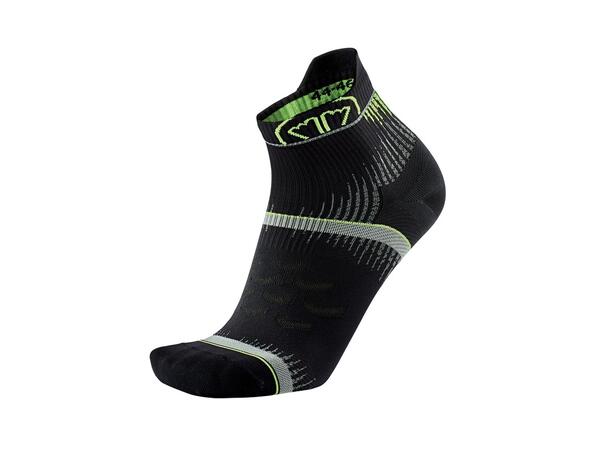 SIDAS RUN ULTRA Svart/Gul 40-41 Löparstrumpor 