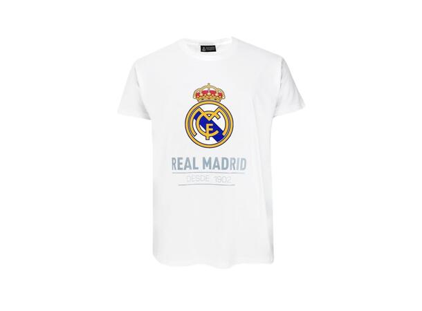 ST Real Madrid Cotton Tee 89 Vit XL Real Madrid t-shirt 