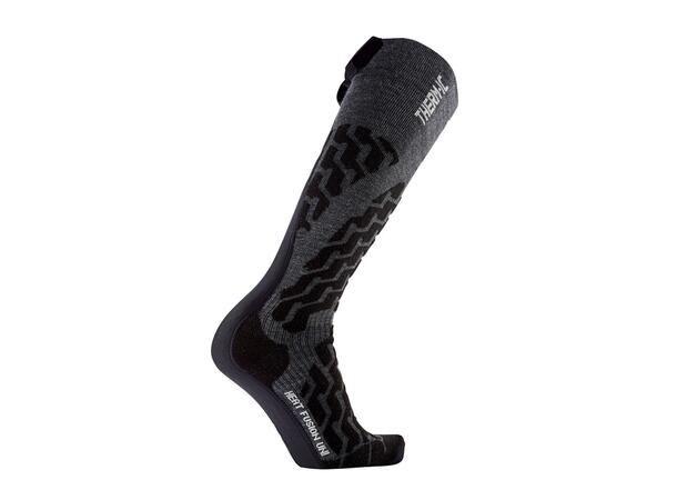 THERM-IC POW.SOCK FUSION UNI Svart 35-38 Värmestrumpor (utan batterier) 