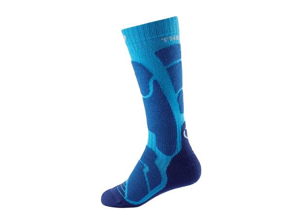 THERM-IC SKI WARM JUNIOR Blå 31-34 Skidstrumpa junior 