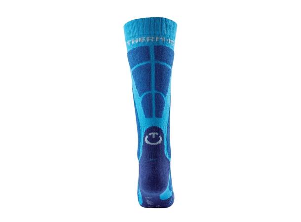 THERM-IC SKI WARM JUNIOR Blå 31-34 Skidstrumpa junior 