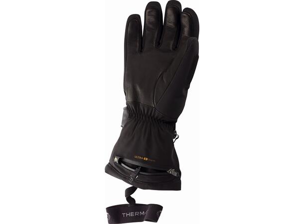 THERM-IC ULTRA BOOST GLOVES W Svart 8 Handskar med batteri & laddkabel, dam 