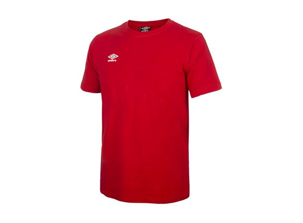 UMBRO Basic Tee Röd M T-shirt med rundhals 