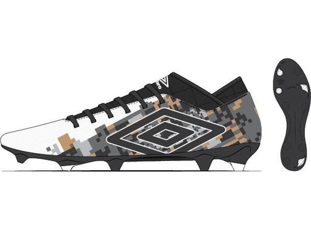 UMBRO Formation IV FG Jr Vit 35 Juniorsko med snörning (fasta dobbar) 