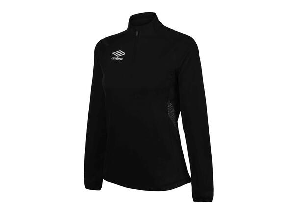 UMBRO Liga Halfzip W Svart 42 Träningströja med krage dam 