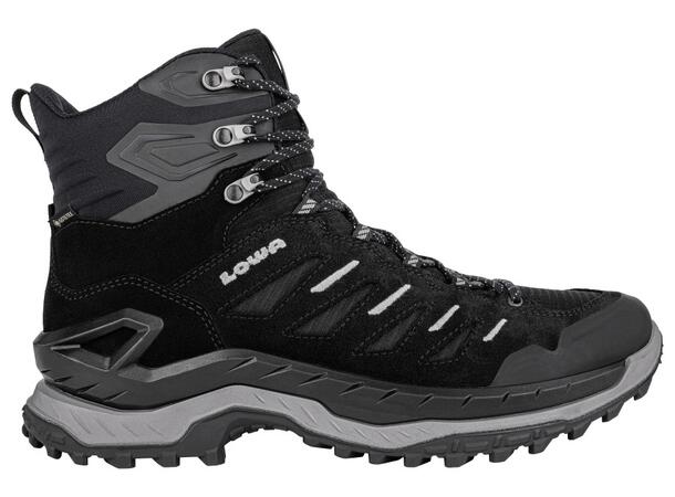 LOWA INNOVO GTX MID Svart/Grå 8,5 Hikingkänga med Goretex 