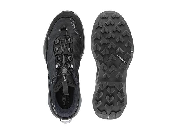 LOWA MADDOX PRO GTX LO SL Svart/Grå 10,5 Vandringssko med snabbsörning 