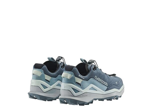 LOWA MADDOX PRO GTX LO SL WS Blå 3,5 Vandringssko med snabbsnörning dam 