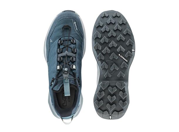 LOWA MADDOX PRO GTX LO SL WS Blå 3,5 Vandringssko med snabbsnörning dam 