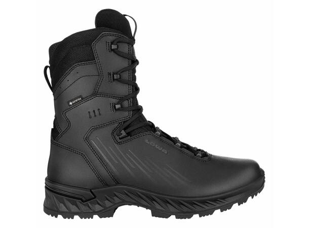 LOWA ZICON GTX HI WIDE Svart 9 Hög poliskänga med Gore-Tex 