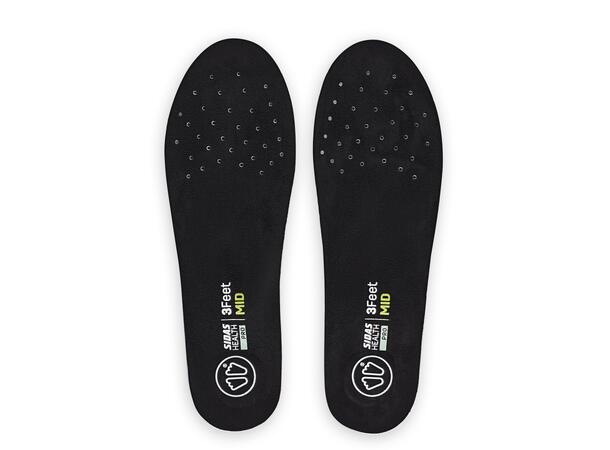 SIDAS 3FEET SLIM SH MID Grön M Formade iläggssulor medelhögt fotvalv 