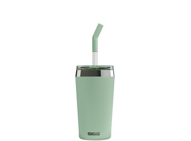 SIGG HELIA TRAVEL MUG Grön 0,45 L Termos-mugg med sugrör 