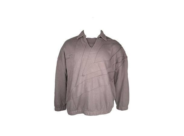 UMBRO Diamond Drill Sweat Top Grå M Tröja i bomullstwill 