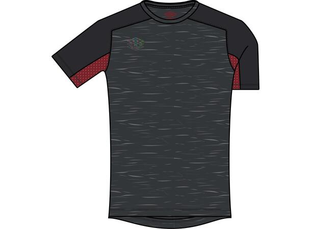 UMBRO Pro Tr Poly Tee Svart M Tränings t-shirt 