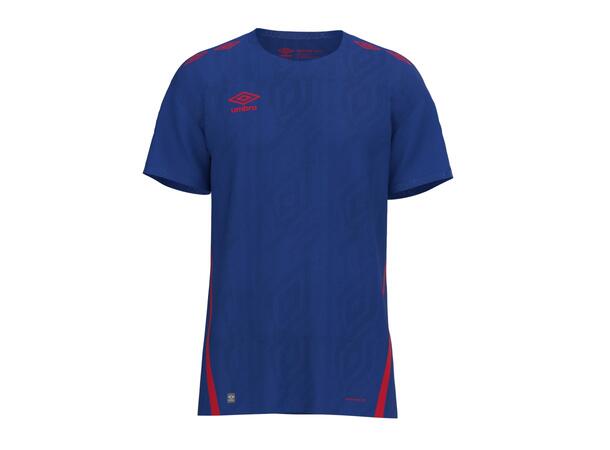 UMBRO UX Pro SS Jsy Jr Blå/Röd 128 Matchtröja kort ärm junior 