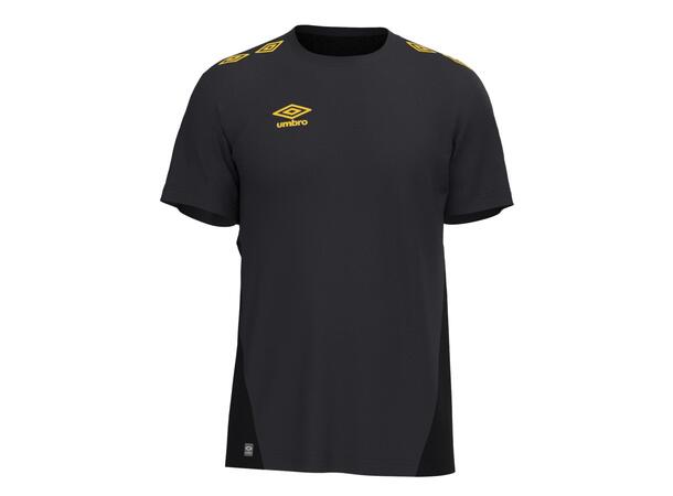 UMBRO UX Pro Trn Tee Svart/Gul S Tränings t-shirt 