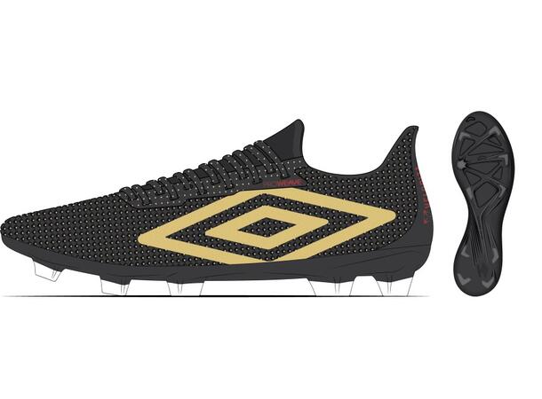 UMBRO Velocita Matrix Prem FG Svart 41 Fotbollsko fasta dobbar 