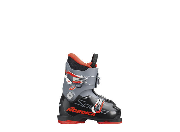 NORDICA SPEEDMACHINE J 2 Svart/Grå 165 Pjäxa junior 2 spännen 